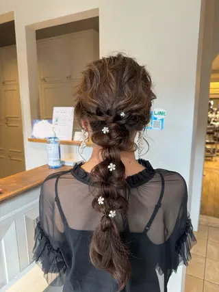 ヘアアレンジ 透明感ある艶カラー / KAKOのヘアスタイル