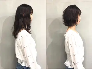 ショート カラー ボブ/ショート/ 白髪染め/メンズ葛西のヘアスタイル