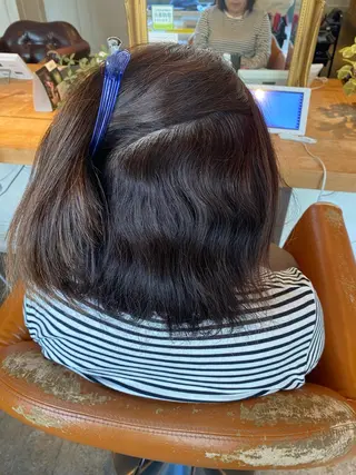 ショート パーマ 癖毛&ダメージ改善 カット/soyaのヘアスタイル