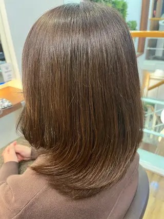 ミディアム カラー すばる/縮毛矯正 /似合わせカラーのヘアスタイル