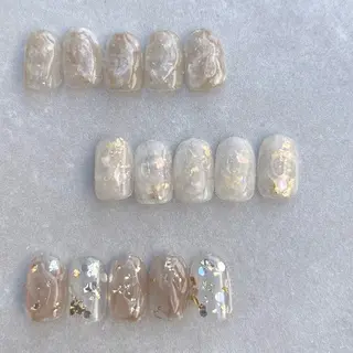 ネイル Ray. ちゅるん系ニュアンスのネイルデザイン