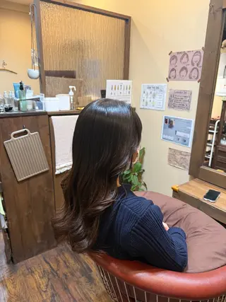 ロング canamo所属・大原 梨代のヘアスタイル