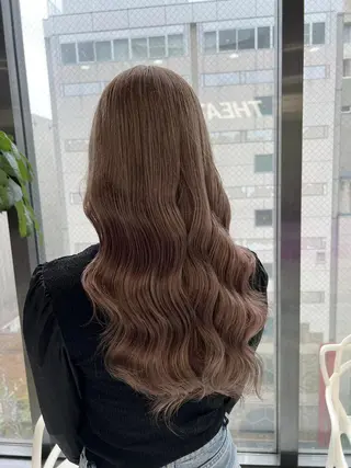 ロング カラー 似合わせハイトーン♡ みつきのヘアスタイル