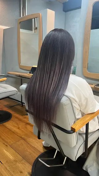 ロング ✨ハイトーン✨透明感 ✨生神　優季のヘアスタイル