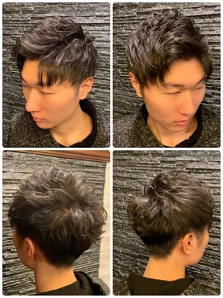 ミディアム パーマ 老田竜也 ヒロ銀座ヘアサロンのヘアスタイル