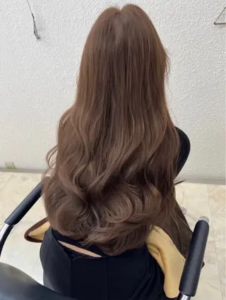 ロング カラー 透明感カラー🤎 中川智帆のヘアスタイル
