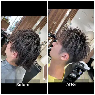 ショート メンズ share salon　SCENA所属・堤太志 メンズパーマ特化のヘアスタイル