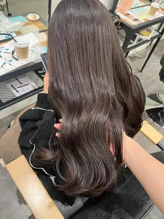 ロング カラー La fith hair wille 福山店【ラフィス ヘアー ヴィレ】所属・片平 帆香のヘアスタイル