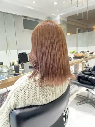 ミディアム 透明感 カラー✨有坂映哉のヘアスタイル
