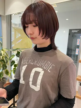 ショート 韓国風デザイン 💐MIZUKI💐のヘアスタイル