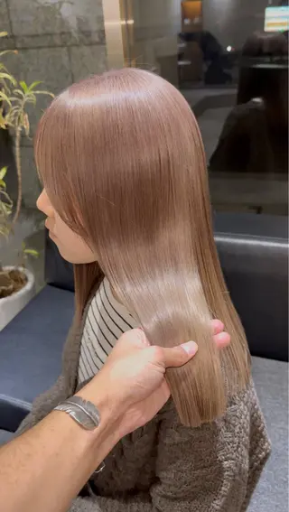 ロング カラー レイヤーカット/ ブリーチカラー/雅人のヘアスタイル