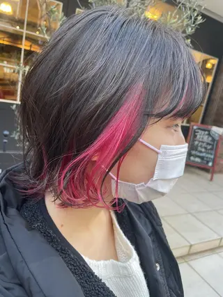 ミディアム Michel by chainon ミッシェルバイシェノン所属・美髪職人/傷ませない カラー/橋本拓弥のヘアスタイル
