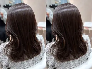 セミロング 上品♡韓国レイヤー ‎🤍のの‎🤍のヘアスタイル