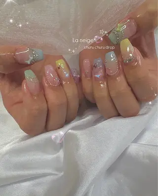 ネイル La neige* yuki 🥯🍑のネイルデザイン