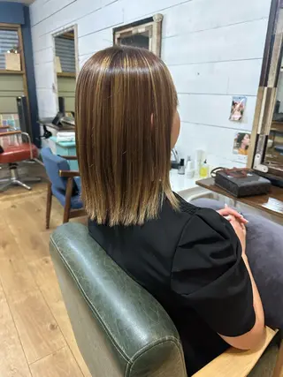 ミディアム LUAU Ao cahoのヘアスタイル