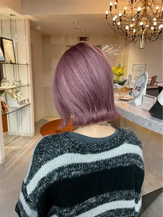 ミディアム カラー 似合わせカット/艶髪 NENE/CIENのヘアスタイル