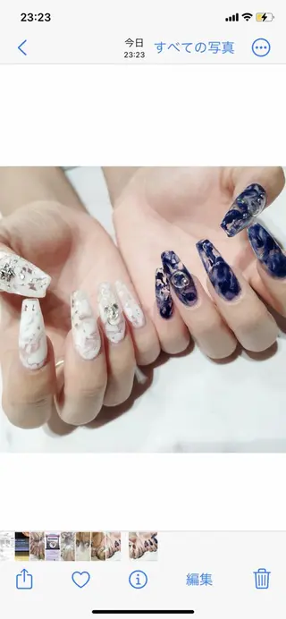 ネイル あ きのネイルデザイン