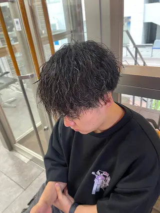 パーマ メンズ えーき/渋谷No.1 /メンズヘア/当日割のヘアスタイル