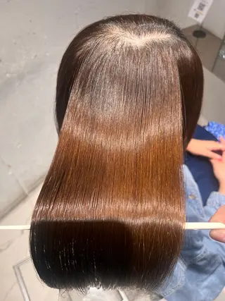 セミロング 髪質改善・美髪矯正 ケアカラーGAOのヘアスタイル