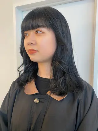 セミロング カラー ichika/天神 /parc hairのヘアスタイル