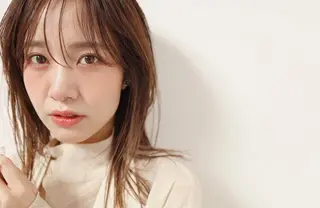 セミロング カラー ヘアアレンジ Kawaguchi Arisaのヘアスタイル