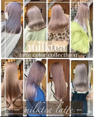 ミディアム カラー Selenehair 三条本店のヘアスタイル