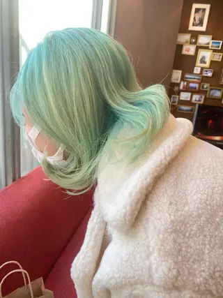 ミディアム カラー モダーン北鎌倉所属・中溝 アカリのヘアスタイル