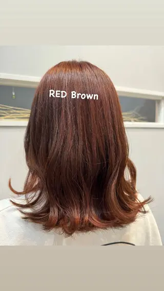 ミディアム カラー oceano所属・oceano🌎小林 穂乃花のヘアスタイル