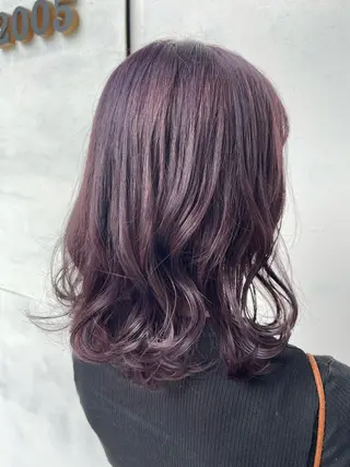 セミロング カラー Zina天王寺 CHIAKIのヘアスタイル