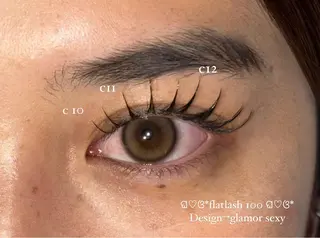 マツエク・マツパ NORA senaのマツエク・マツパデザイン