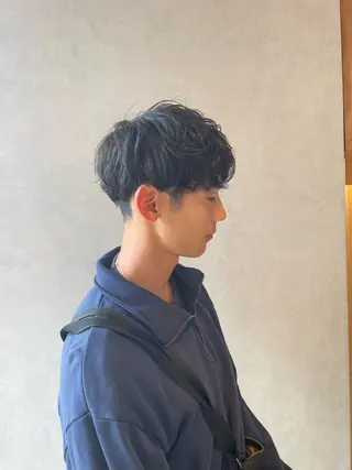 メンズ レイヤー/ボブパーマ /垢抜け/タクミのヘアスタイル