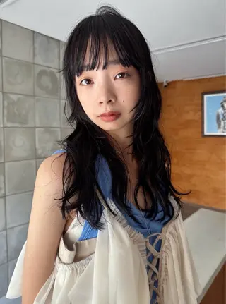 ロング カラー 榛地 渉馬のヘアスタイル