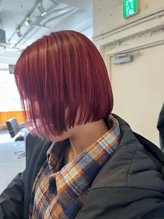 ショート カラー ✴︎UNU ✴︎モエカのヘアスタイル