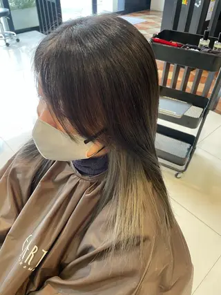 セミロング 中河 美裕のヘアスタイル