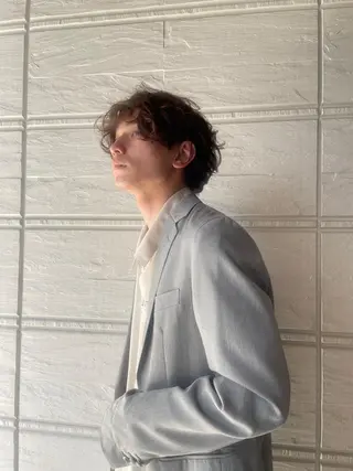 ショート メンズ 植田 能生のヘアスタイル