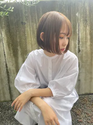 ミディアム ifh iizuka 高橋庸太のヘアスタイル