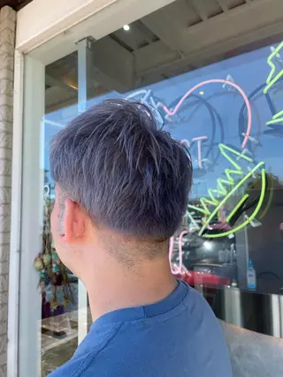 カラー メンズ 石崎 直也のヘアスタイル