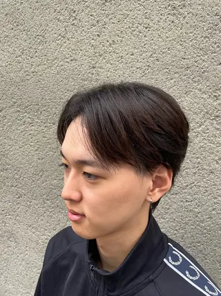 メンズ 慎太朗メンズパーマ/ フェザー/スパイキーのヘアスタイル