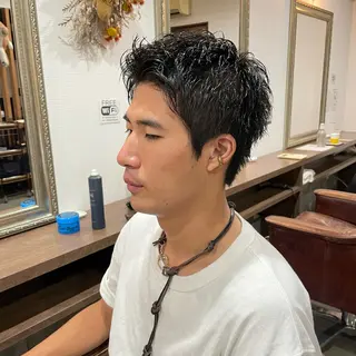 ショート メンズ 渡邉 聖希のヘアスタイル