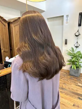 ロング カラー Luce横浜店所属・yuu 🪴 透明感 カラー/メンズパーマのヘアスタイル