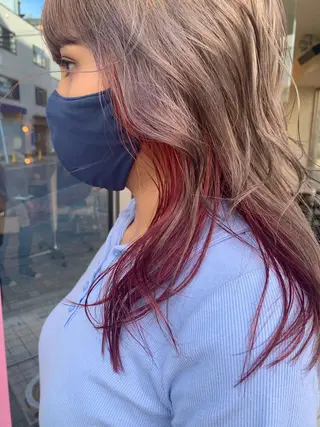 ロング カラー DiMPlE  ディンプル所属・🌸スタイリスト 山浦美恵のヘアスタイル