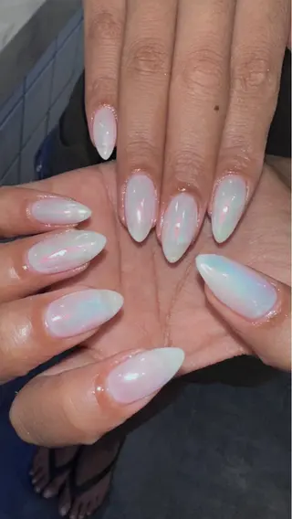 ネイル ♱˖⁺ 𝒎𝒐𝒑𝒊 ⁺のネイルデザイン