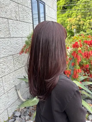ロング カラー レシェル桑名店所属・レシェル桑名店 RINAのヘアスタイル