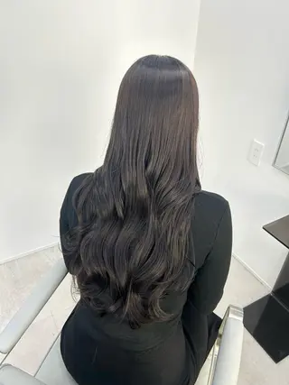 ロング カラー ♡透明感/艶カラー /haruka♡のヘアスタイル
