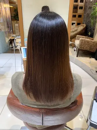 セミロング 新宿メンズパーマ メンズバレイヤージュのヘアスタイル