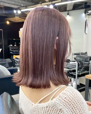 ミディアム カラー ブリーチダブルカラー 【koide】のヘアスタイル