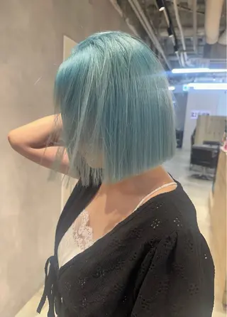 カラー 似合わせ小顔ショート /akane🐰♥️のヘアスタイル