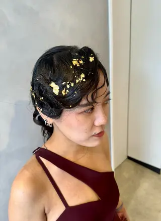 ヘアアレンジ 透明感カラー✨艶髪 制作🌱山根あゆみのヘアスタイル