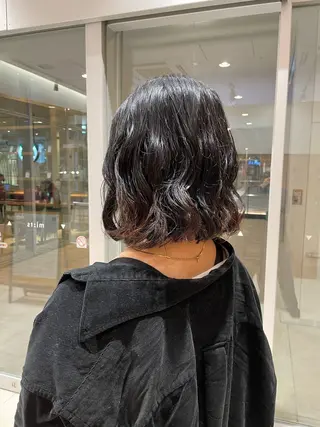 パーマ ボブパーマ 井山咲良のヘアスタイル
