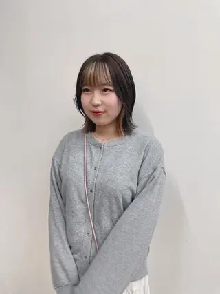 ミディアム カラー スギヤマ ショウゴのヘアスタイル